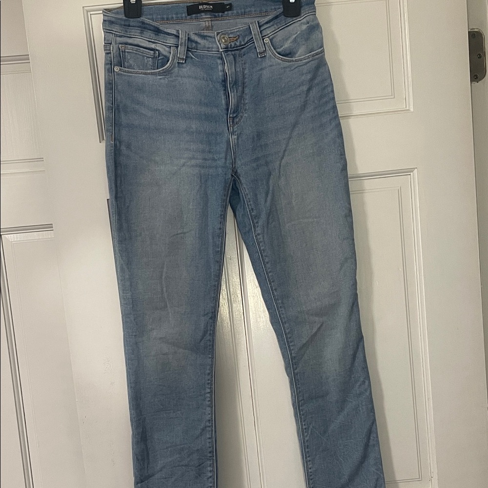 Hudson Light Blue Denim Skinny Jeans